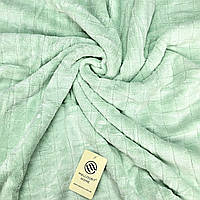 Рушник сауна мікрофібра 90х160 см Mallory м'ятний Квадратик