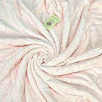 Рушник сауна мікрофібра 90х160 см Mallory рожевий Квадратик