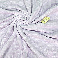 Рушник сауна мікрофібра 90х160 см Mallory бузковий Квадратик