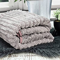 Рушник сауна мікрофібра 80х160 см Solafa бузковий Полоса