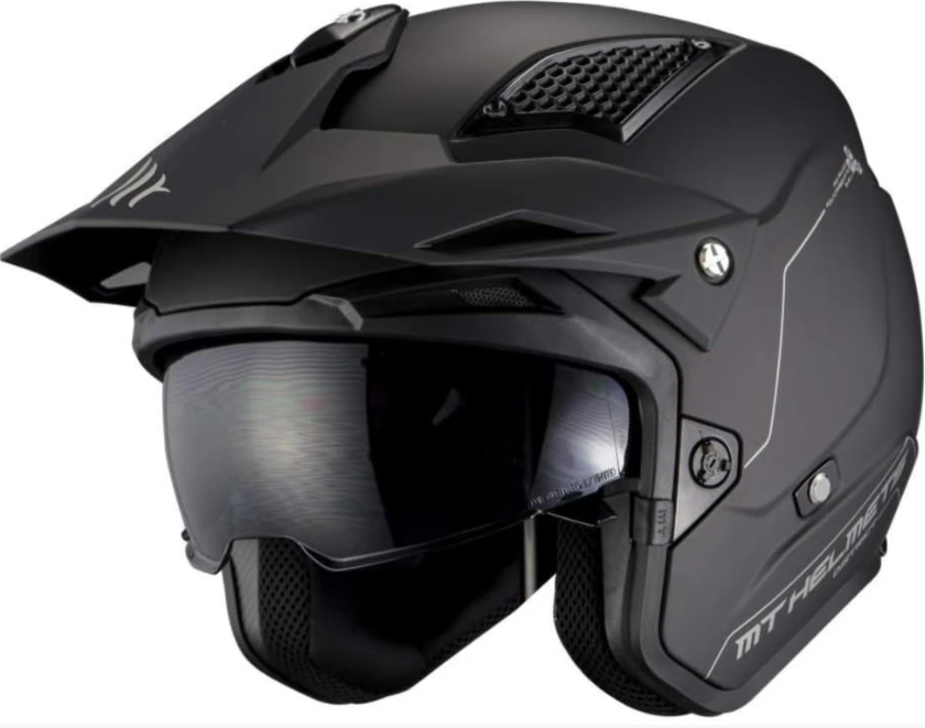 Мотошолом MT DISTRICT SV S Solid A1 Matt L, фото 1