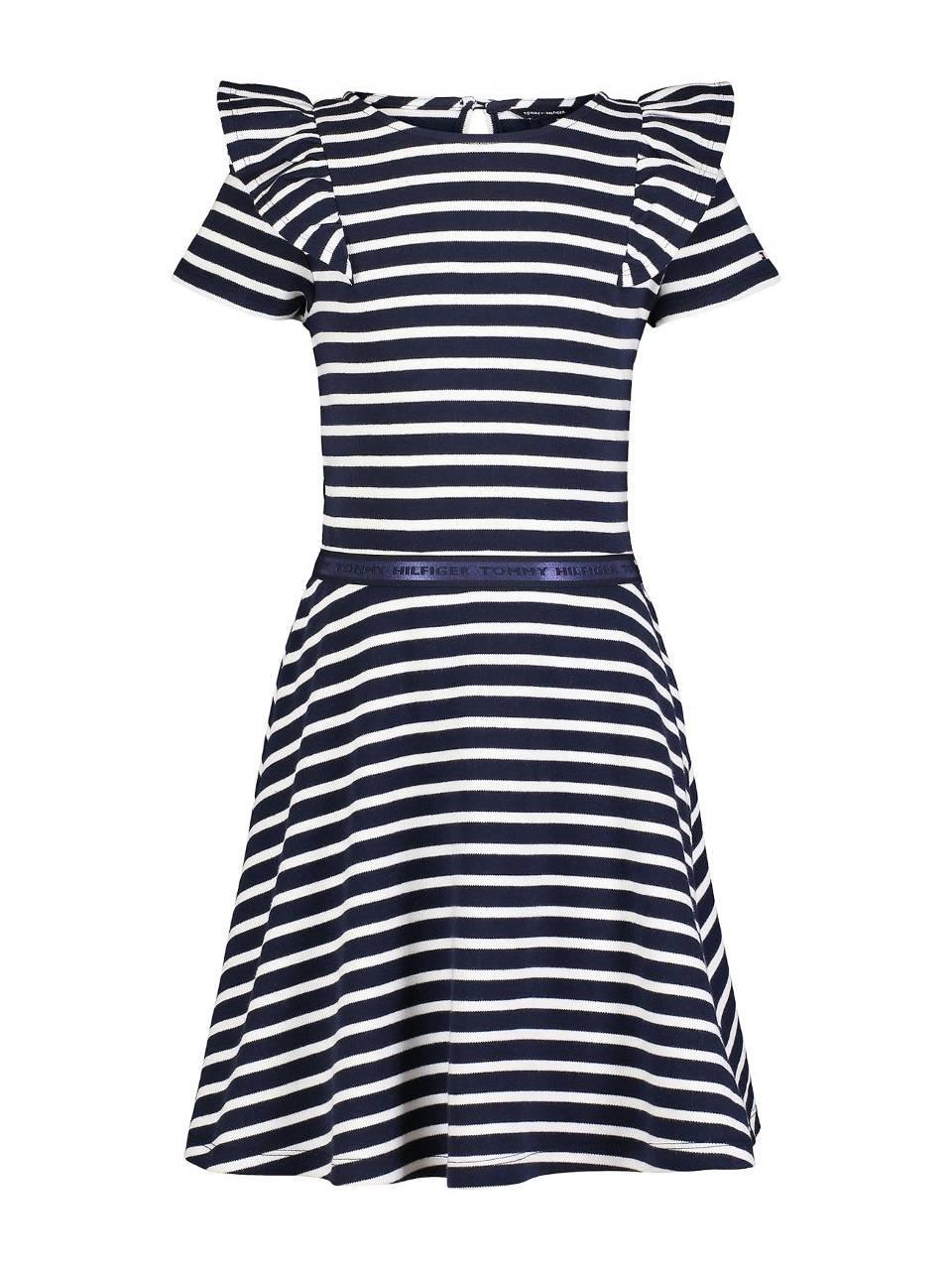 УЦІНКА Еластична дитяча сукня Tommy Hilfiger в смужку 1159843148 (Синій/Білий XL), фото 1