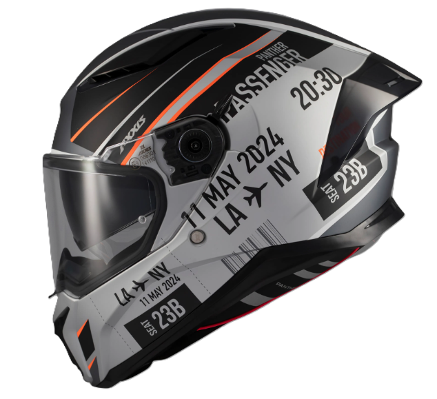 Мотошолом AXXIS PANTHER SV Passenger A1 Matt S