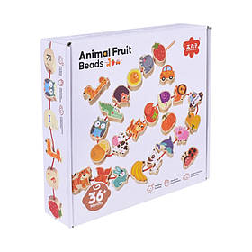 Дерев'яна іграшка Шнурівка Bambi C9429 двостороння, Toyman