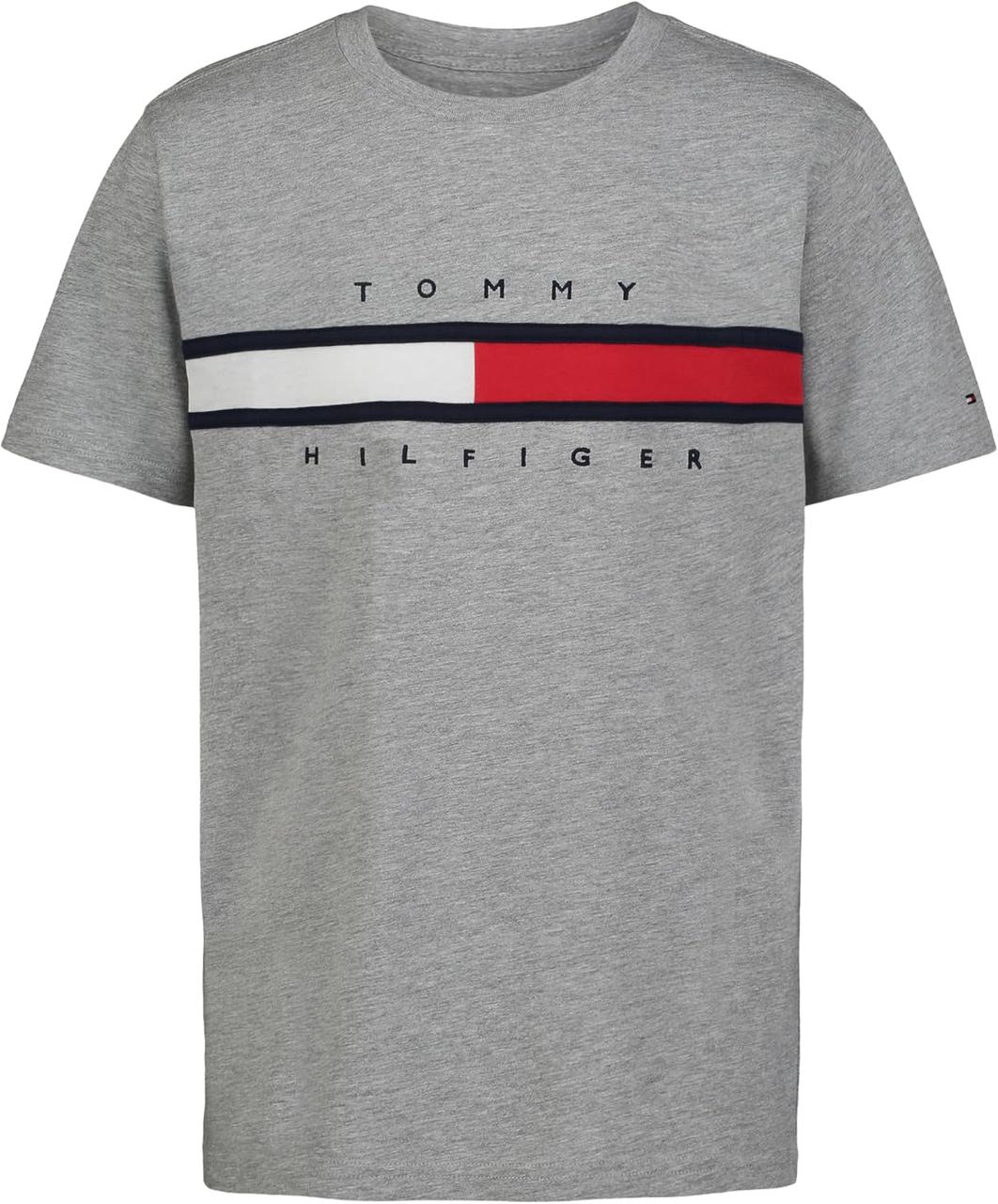 Дитяча футболка Tommy Hilfiger з логотипом 1159844631 (Сірий 3T), фото 1