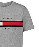 Дитяча футболка Tommy Hilfiger з логотипом 1159844631 (Сірий 3T), фото 2