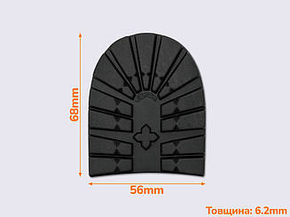 MARTA (5721), р. 02, кол.чорний (АА), набійка Vibram