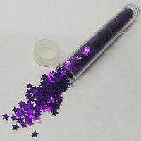 Фігурні блискітки 5г, фіолетовий (93705-6)