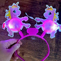 Обруч, що світиться ХЕЛОУ КІТІ (РОЖЕВИЙ) [tsi278321-TSI], фото 2