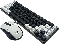 Комплект клавиатура с мышью Б/У Комплект бездротовий клавіатура та миша + килимок Snpurdiri KW68 (KW682420)