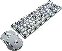 Комплект клавиатура с мышью Б/У Комплект бездротовий клавіатура та миша + килимок Snpurdiri KW68 (KW682420)