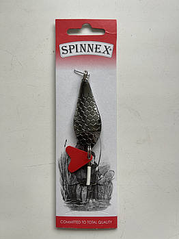 Блесна Spinnex Atom 14g black nickel