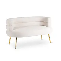 Диван (софа) 137 см NANTES крем тканина букле (MEBEL ELIT) ME.NANTES/KR/ZL/T/FW