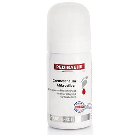 Крем-пінка для ніг BAEHR Mikrosilber протигрибкова, 35 мл із мікросріблом, фото 1