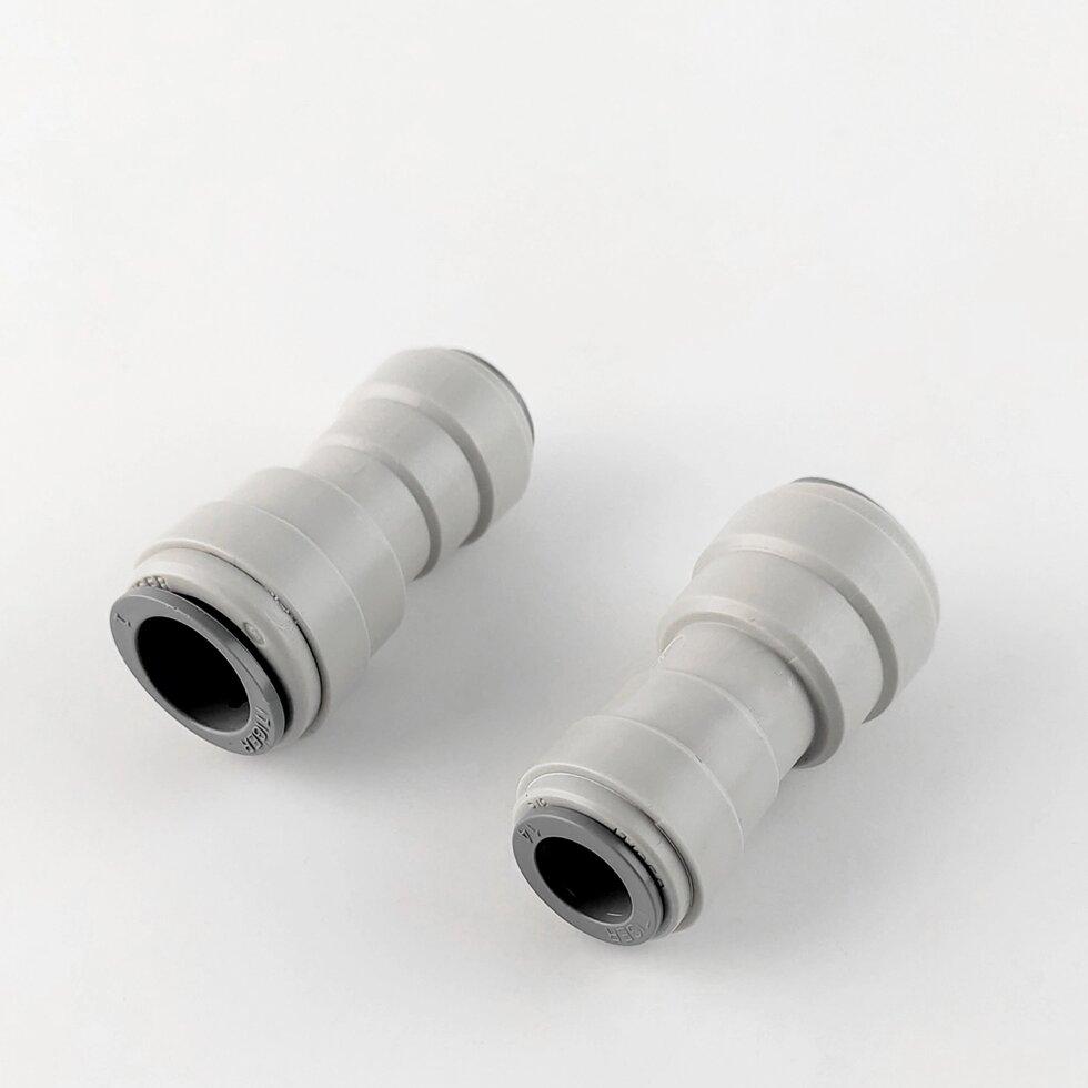 1810-E / 6U8 Фітинг прямий (трубка - трубка) 3/8-1/2, фото 1