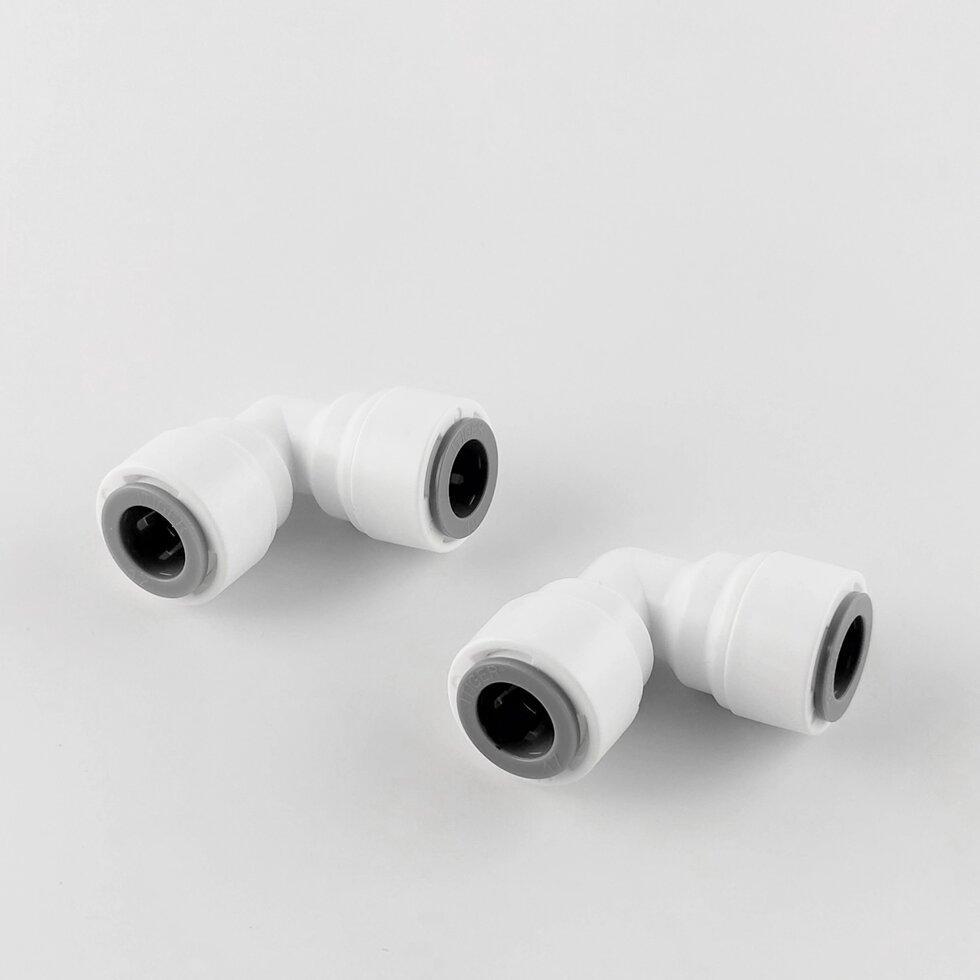 1818-B / 6UE6 Фітинг кутовий (трубка - трубка) 3/8 дюйма, фото 1