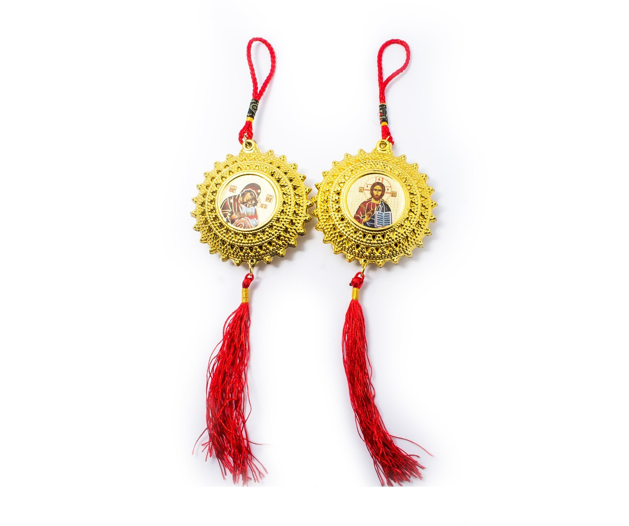 Підвіска оберіг з іконкою в машину