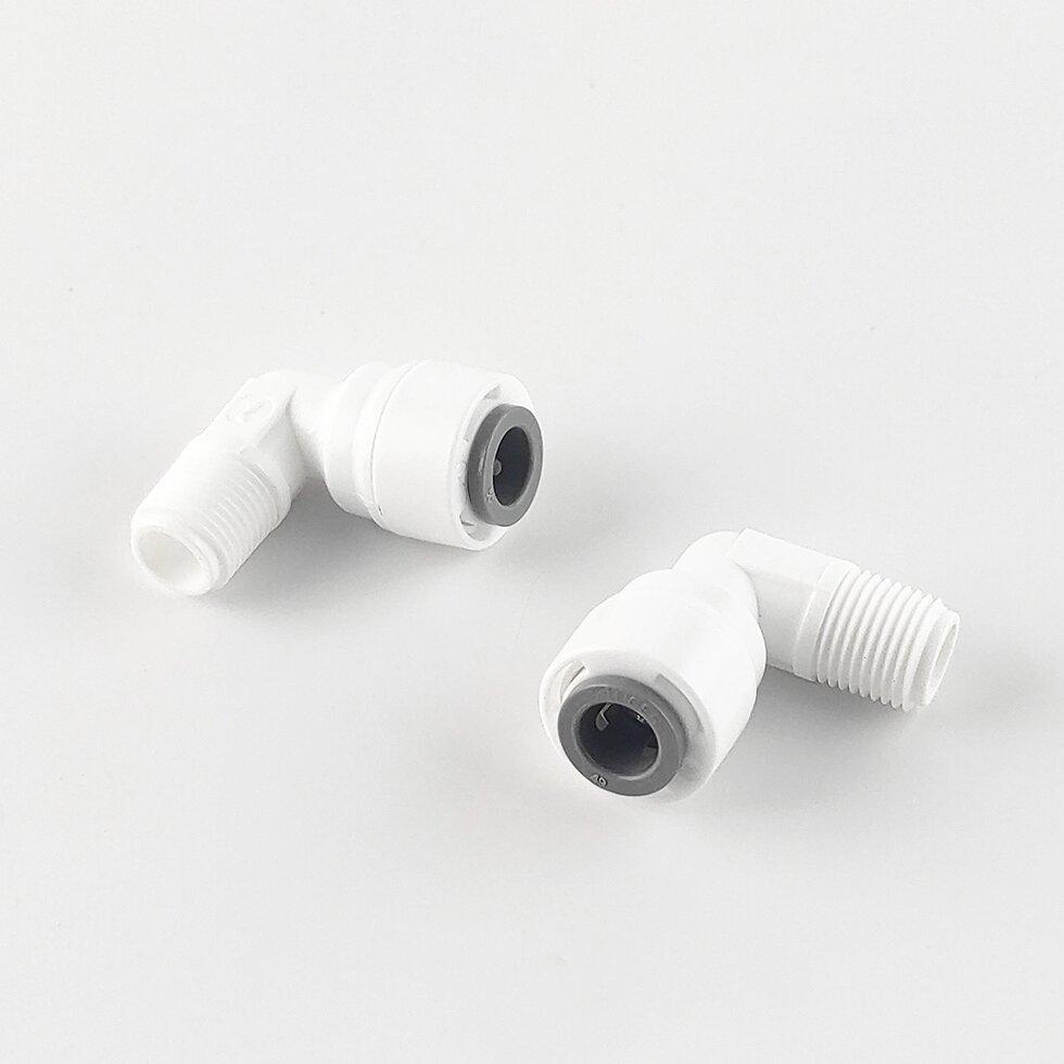 1817-E / 4me2 Фітинг кутовий (трубка 1/4 - різьба зовнішня 1/8), фото 1