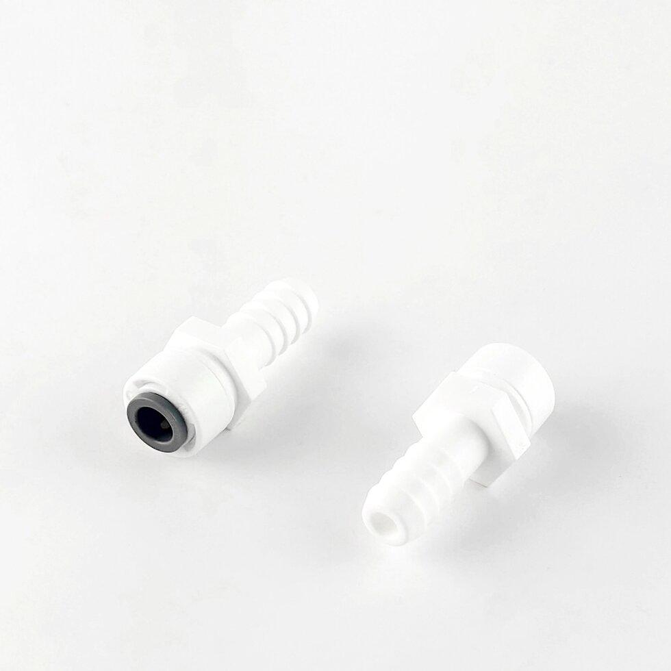 1839-А Фітинг прямий трубка 1/4 - штуцер (ялинка) 9,4мм, фото 1