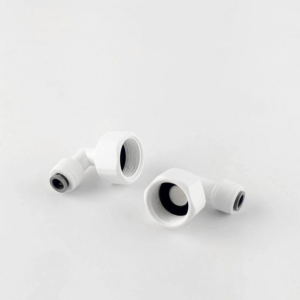 1815-R / 4FE8 ZM Фітинг кутовий (трубка 1/4 - різьба внутрішня 1/2), фото 1