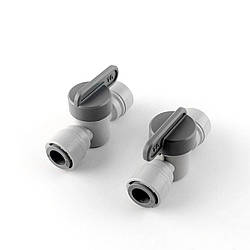 1825-В / BV-107-EZ   Кран прохідний  трубка 3/8 - трубка 3/8