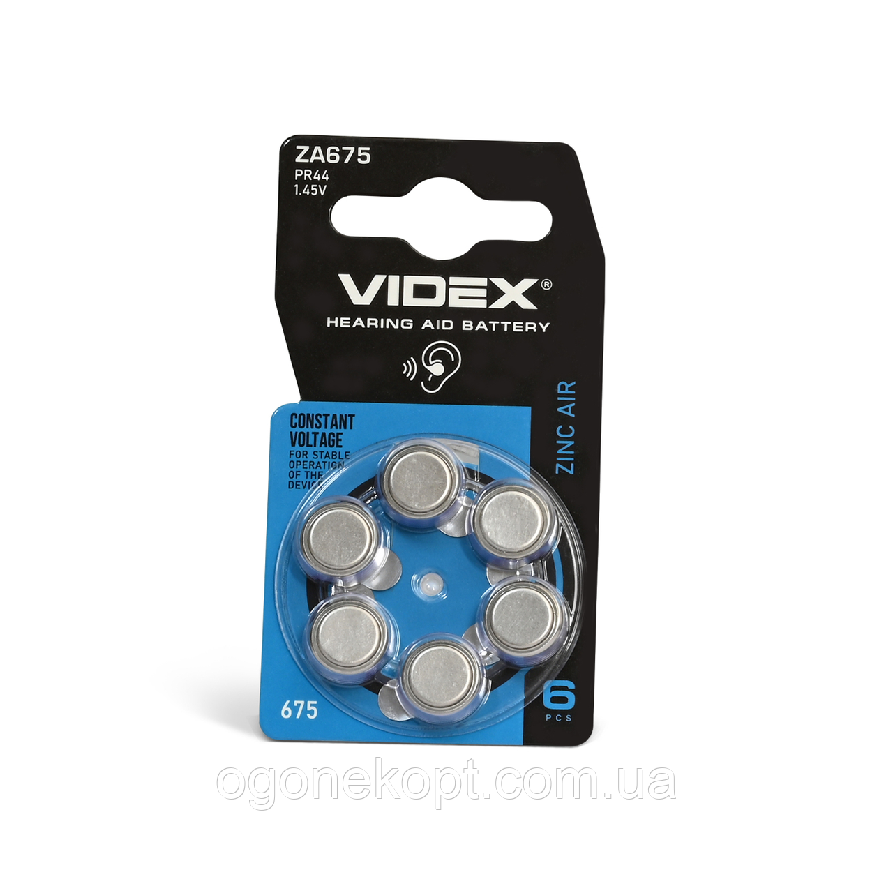 VIDEX ZA675.PR44.повітряно цинкова