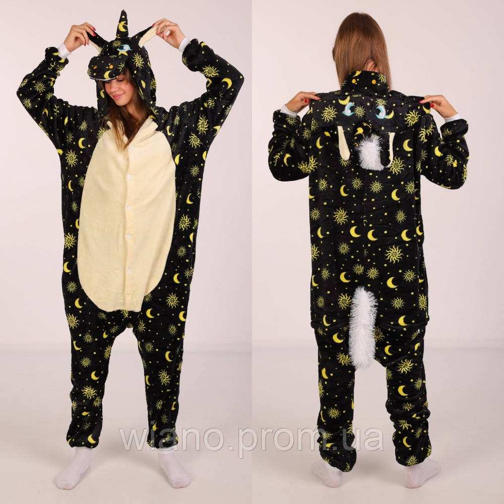 Кигуруми Единорог Лунный Космический | Пижама | Костюм детский взрослый - фото 1 - id-p2772924231