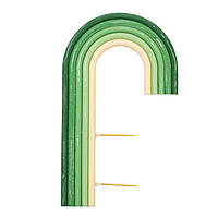 Шоколадна фігурка "Веселка бокова" зелена