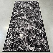 0,97*2 Килимова доріжка на гумовій основі Чорний мармур