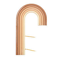 Шоколадна фігурка "Веселка бокова" бежева