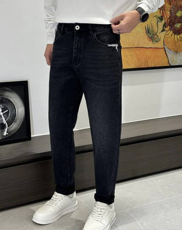 Чоловічі джинси мом стретчеві стильні джинси бойфренди люкс якість, фото 1
