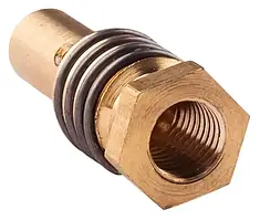 Розпилювач газу М-8 з пружиною права різьба КОРОТКА ЮБКА латунь марка ЛС59-1