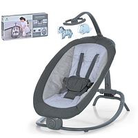 Заколисуючий центр-шезлонг Mastela 6605 темно-сірий