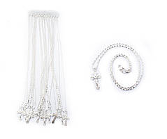 Православний натільний хрестик з ланцюжком