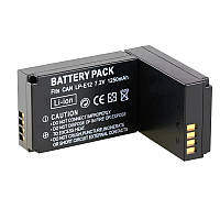 Аккумулятор батарея LP-E12 1250 мАч для фотоаппаратов Canon EOS M50 Mark II, M50, EOS M, M2, M10, M100, M200