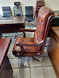 Крісло керівника Сорренто коричневий, фото 4