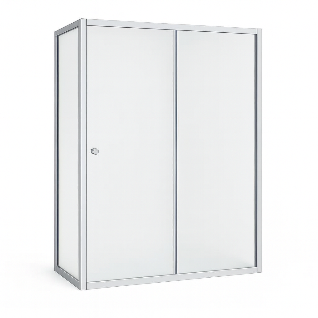 Душова кабіна Shower SATURN STN-190 100x70x190 см без піддону розсувні двері матове скло 5мм