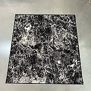 1,50*1,56 Килимова доріжка на гумовій основі Чорний мармур