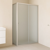 Душова кабіна Shower SATURN STN-412 120х90х190 см без піддону розсувні двері матове скло 6 мм, фото 2