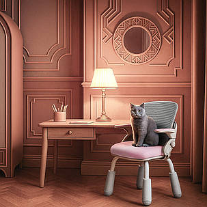 Дитячий стілець до столу без коліщаток з підлокітниками Mealux Neo Air Static KPG, фото 2