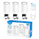 Маршрутизатор WiFi Mesh-система WiFi 6 2.5G Cudy M3000 V2.0 White (3-Pack) 3 штуки дводіапазонні AX3000 (73-00553), фото 4