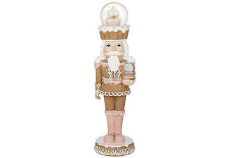 Статуетка Пряниковий Лускунчик з водяною кулею 24см