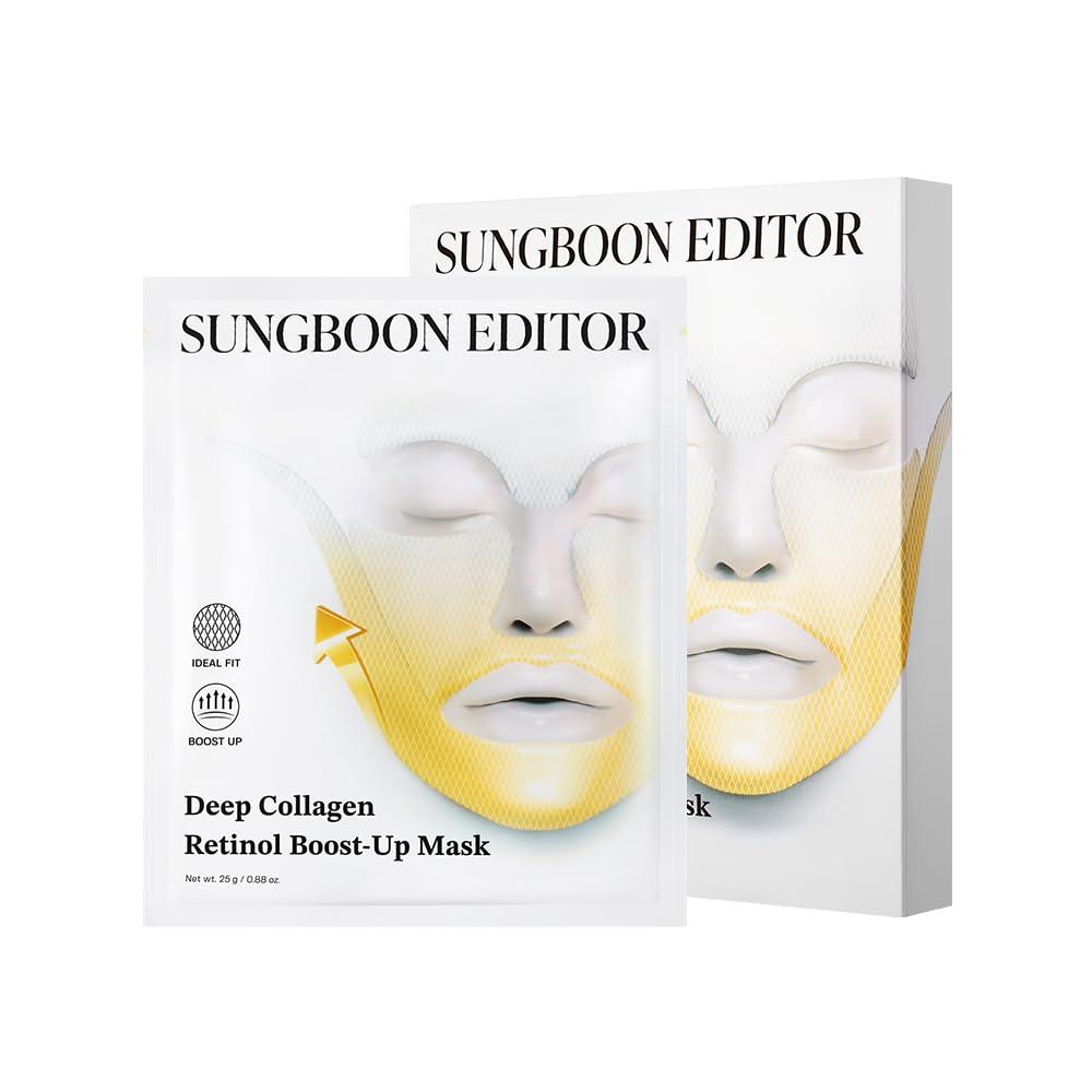Ліфтинг-маска для обличчя Sungboon Editor Deep Collagen Retinol Boost Up Mask 25g, фото 1