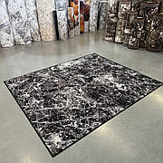 1,66*1,98 Килимова доріжка на гумовій основі Чорний мармур