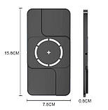 Універсальна бездротова зарядка 20w Type-c в авто для дому на стіл, фото 3