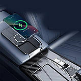 Універсальний модуль бездротової зарядки 20w от USB в авто для дому на стіл, фото 4