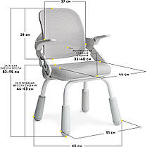 Дитячий стілець для письмового столу Mealux Neo Air Static G, фото 4