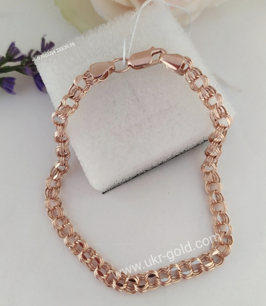 Золотий браслет Бісмарк браслет Бісмарк, фото 1