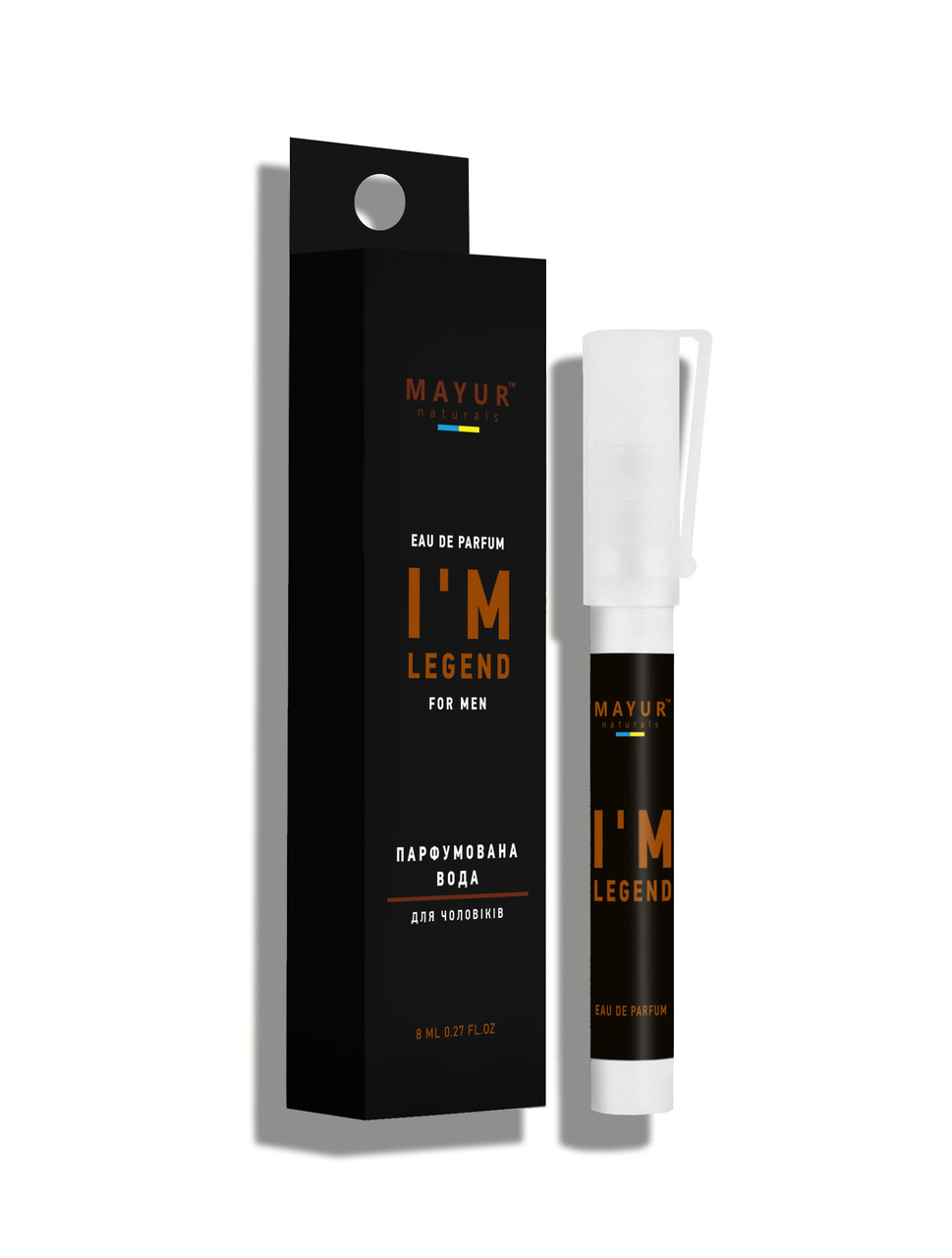 Парфумована вода для чоловіків "I'm legend" ТМ Mayur, 8 мл