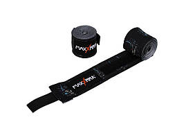 Бінт для боксу MaxxMMA 3м (чорний)